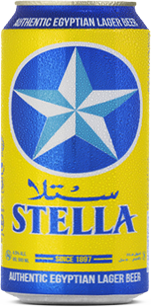 stella egyptian beer can